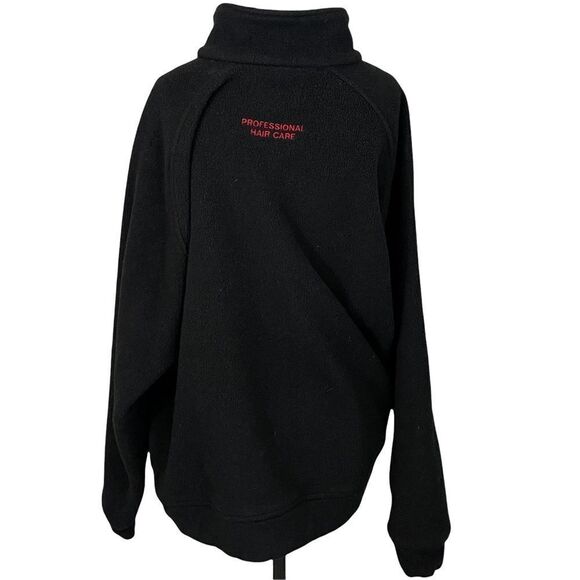 AG Advance Group Haircare Vintage Pullover 1/2 Zip Fleece Jacket Size L - Picture 2 of 2